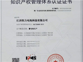 Intellectual Property Management System Certification